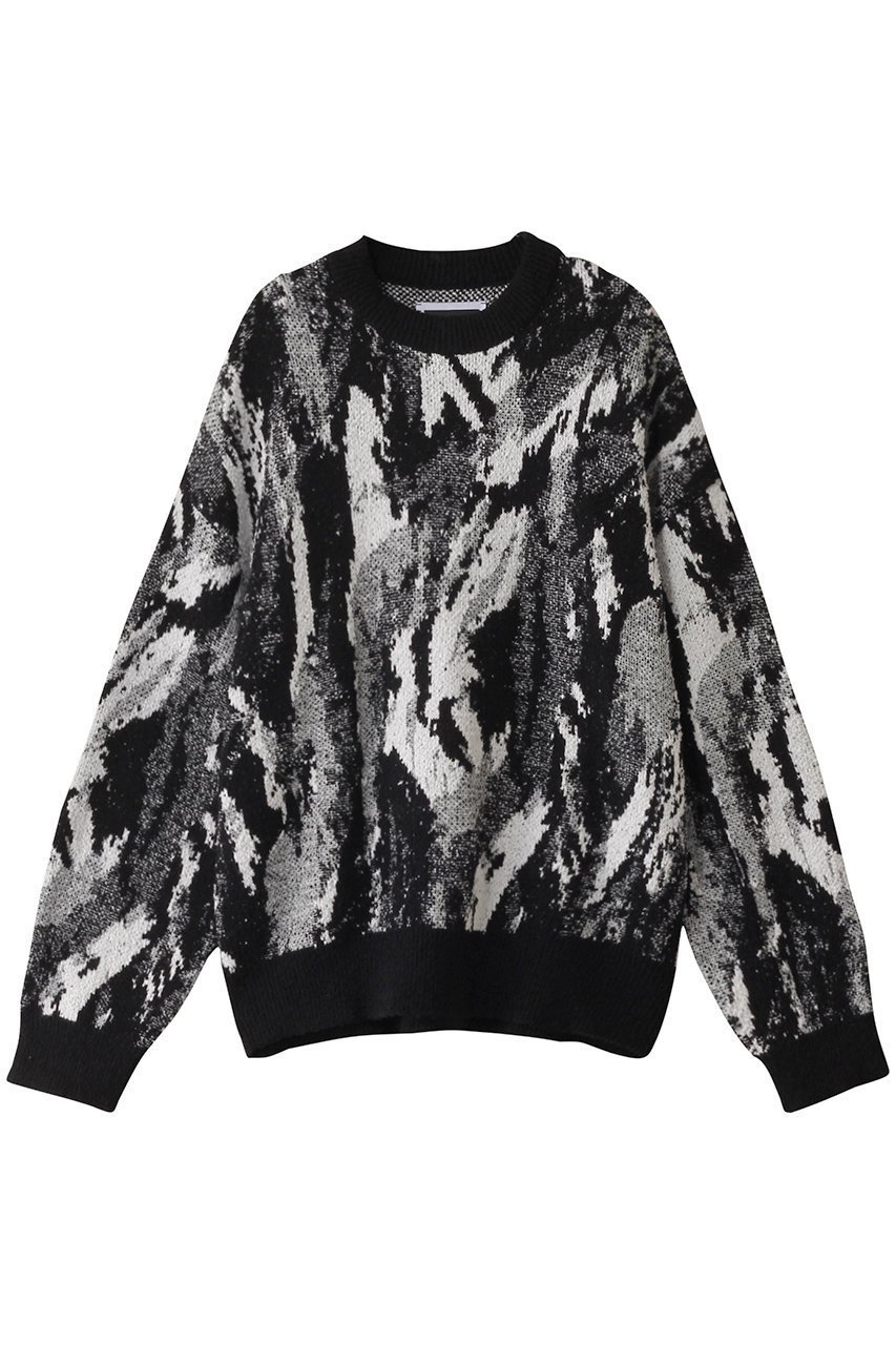 【メゾンスペシャル/MAISON SPECIAL】の【UNISEX】アブストラクトジャガードニットPO 人気、トレンドファッション・服の通販 founy(ファニー) 　ファッション　Fashion　レディースファッション　Fashion for Women　トップス・カットソー　Cut & Sew Tops　ニット　Knit Tops & Sweaters　カジュアルプルオーバー・ニットトップス　Pullovers & Knit Tops / Casual Pullovers　ユニセックス　Unisex, Genderless　おすすめ　Recommended / Our Picks　ジャカード／ジャガード　Jacquard, Woven Pattern　テクスチャー　Texture, Textured Fabric　 other-1|ID: prp329100004352261 ipo3291000000032955853