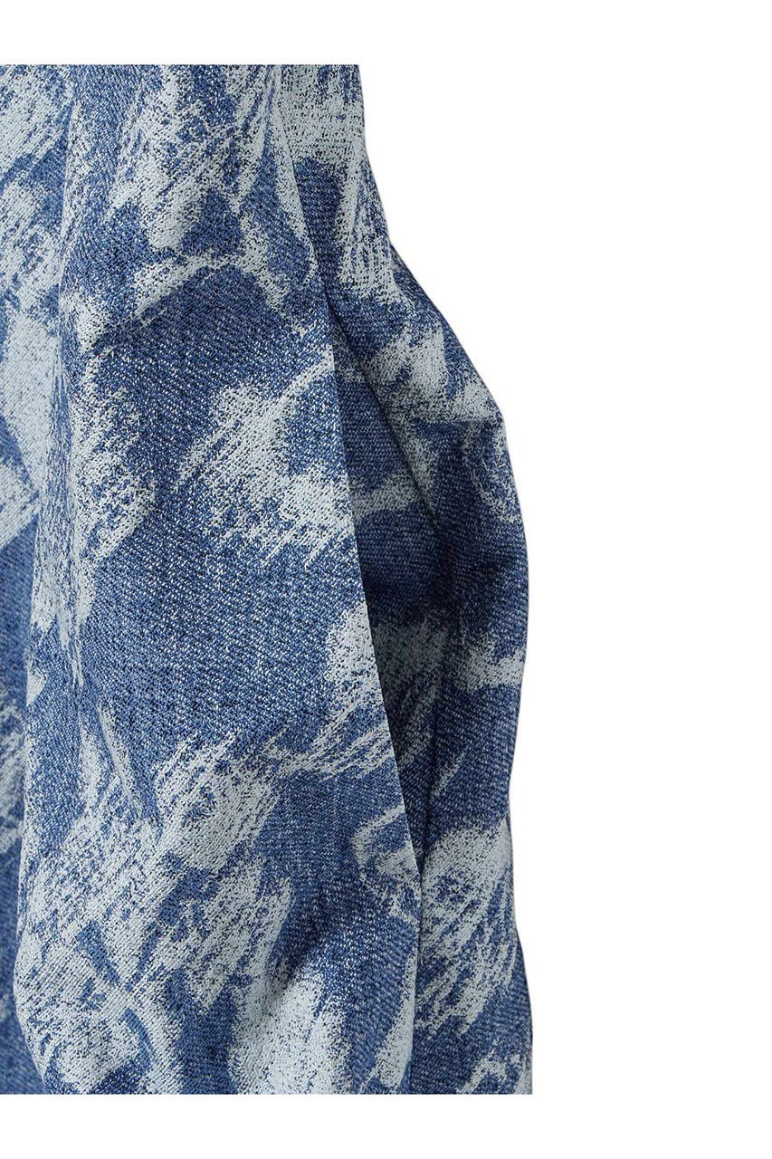 【アナイ/ANAYI】のデニムフラワージャガードフレアワンピース 人気、トレンドファッション・服の通販 founy(ファニー) 　ファッション　Fashion　レディースファッション　Fashion for Women　ワンピース　Dresses　チュニック　Tunic Tops & Dresses　ジャカード／ジャガード　Jacquard, Woven Pattern　チュニック　Tunic, Long Top　デニム　Denim, Jeans Material　フロント　Front, Front Design　ミックス　Mix, Mixed Style　ロング　Long, Long-Length　エレガント 上品　Elegant　再入荷　Restock / Back in Stock　other-4|ID: prp329100004353709 ipo3291000000035052871