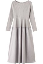 【アナイ/ANAYI】のペプラム切替ドッキングワンピース グレー|ID: prp329100004353710 ipo3291000000032874591