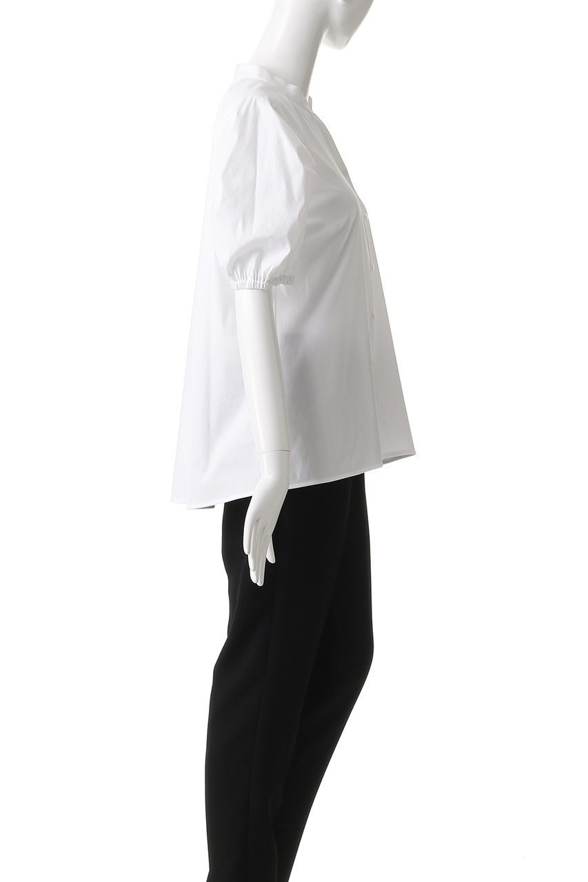 【アナイ/ANAYI】のストレッチブロードタックブラウス 人気、トレンドファッション・服の通販 founy(ファニー) 　ファッション　Fashion　レディースファッション　Fashion for Women　トップス・カットソー　Cut & Sew Tops　シャツ・ブラウス・オフィスカジュアル　Elegant Blouses & Button-Ups　ショート　Short, Short Length　スキッパー　Skipper, Open Collar　ストレッチ　Stretch, Stretchy Fabric　スリーブ　Sleeve, Long Sleeve / Short Sleeve　フレア　Flare, Flared　フロント　Front, Front Design　ブロード　Broadcloth, Fine Cotton　再入荷　Restock / Back in Stock　春　Spring　other-3|ID: prp329100004353711 ipo3291000000035054823