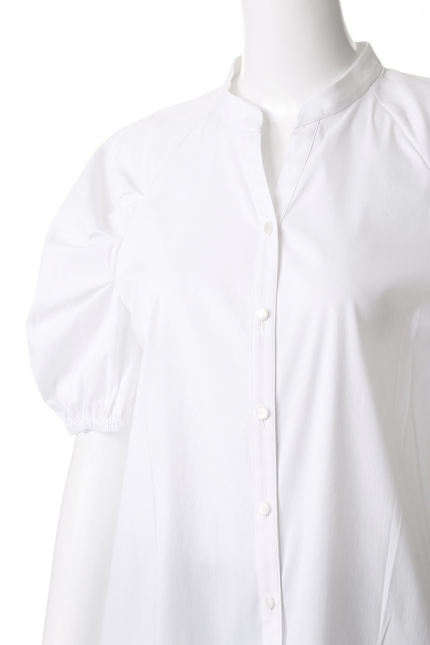 【アナイ/ANAYI】のストレッチブロードタックブラウス 人気、トレンドファッション・服の通販 founy(ファニー) 　ファッション　Fashion　レディースファッション　Fashion for Women　トップス・カットソー　Cut & Sew Tops　シャツ・ブラウス・オフィスカジュアル　Elegant Blouses & Button-Ups　ショート　Short, Short Length　スキッパー　Skipper, Open Collar　ストレッチ　Stretch, Stretchy Fabric　スリーブ　Sleeve, Long Sleeve / Short Sleeve　フレア　Flare, Flared　フロント　Front, Front Design　ブロード　Broadcloth, Fine Cotton　再入荷　Restock / Back in Stock　春　Spring　other-5|ID: prp329100004353711 ipo3291000000035054825