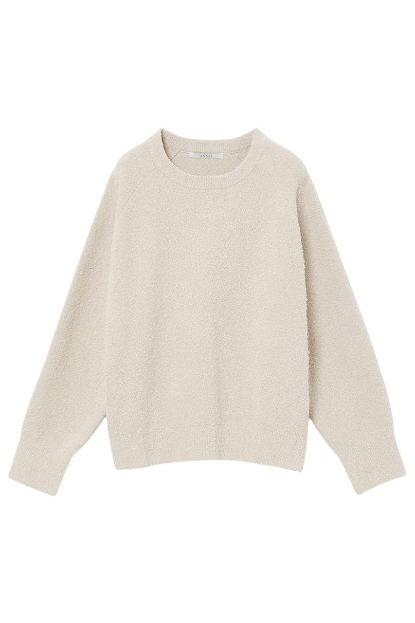【アナイ/ANAYI】のネップスムースクルーネックプルオーバー インテリア・キッズ・メンズ・レディースファッション・服の通販 founy(ファニー) 　ファッション　Fashion　レディースファッション　Fashion for Women　トップス・カットソー　Cut & Sew Tops　ニット　Knit Tops & Sweaters　カジュアルプルオーバー・ニットトップス　Pullovers & Knit Tops / Casual Pullovers　おすすめ　Recommended / Our Picks　ストレッチ　Stretch, Stretchy Fabric　スリーブ　Sleeve, Long Sleeve / Short Sleeve　セットアップ　Set-Up, Coordinated Outfit　トレンド　Trend, Trending Now　リラックス　Relax, Relaxed Fit　ベージュ|ID: prp329100004353715 ipo3291000000032938108