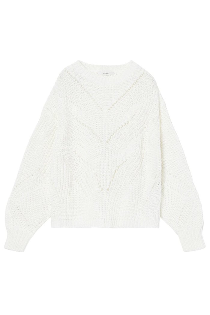 【アナイ/ANAYI】のコットンテープ畦プルオーバー インテリア・キッズ・メンズ・レディースファッション・服の通販 founy(ファニー) https://founy.com/ ファッション Fashion レディースファッション Fashion for Women トップス・カットソー Cut & Sew Tops ニット Knit Tops & Sweaters カジュアルプルオーバー・ニットトップス Pullovers & Knit Tops / Casual Pullovers エレガント 上品 Elegant オーガンジー Organza Fabric スタイリッシュ Stylish, Fashionable チュール Tulip, Tulip Motif 春 Spring 畦 Ribbed Knit |ID: prp329100004353717 ipo3291000000032952310