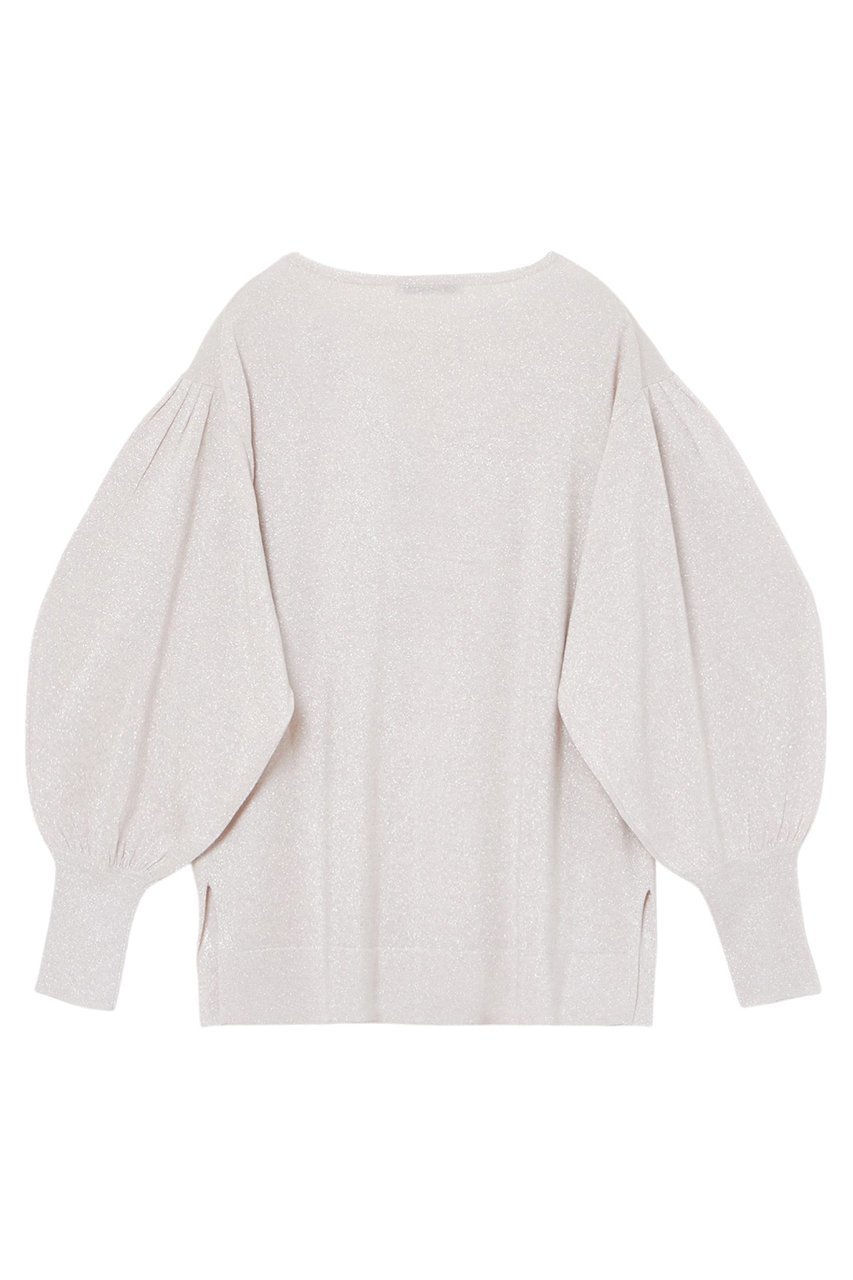 【アナイ/ANAYI】のLUREX ボリュームスリーブプルオーバー 人気、トレンドファッション・服の通販 founy(ファニー) 　ファッション　Fashion　レディースファッション　Fashion for Women　トップス・カットソー　Cut & Sew Tops　ニット　Knit Tops & Sweaters　カジュアルプルオーバー・ニットトップス　Pullovers & Knit Tops / Casual Pullovers　ボリューム袖・フリルスリーブブラウス　Voluminous & Ruffle Sleeves / Puffy Sleeve Tops　イタリア　Italy　シルバー　Silver, Metallic Silver　スリット　Slit, Slit Detail　春　Spring　other-2|ID: prp329100004353718 ipo3291000000032917948