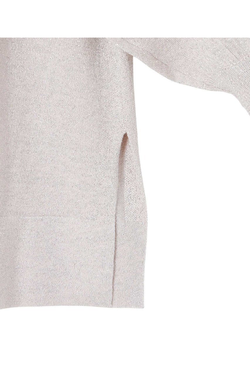 【アナイ/ANAYI】のLUREX ボリュームスリーブプルオーバー 人気、トレンドファッション・服の通販 founy(ファニー) 　ファッション　Fashion　レディースファッション　Fashion for Women　トップス・カットソー　Cut & Sew Tops　ニット　Knit Tops & Sweaters　カジュアルプルオーバー・ニットトップス　Pullovers & Knit Tops / Casual Pullovers　ボリューム袖・フリルスリーブブラウス　Voluminous & Ruffle Sleeves / Puffy Sleeve Tops　イタリア　Italy　シルバー　Silver, Metallic Silver　スリット　Slit, Slit Detail　再入荷　Restock / Back in Stock　春　Spring　other-5|ID: prp329100004353718 ipo3291000000035053440
