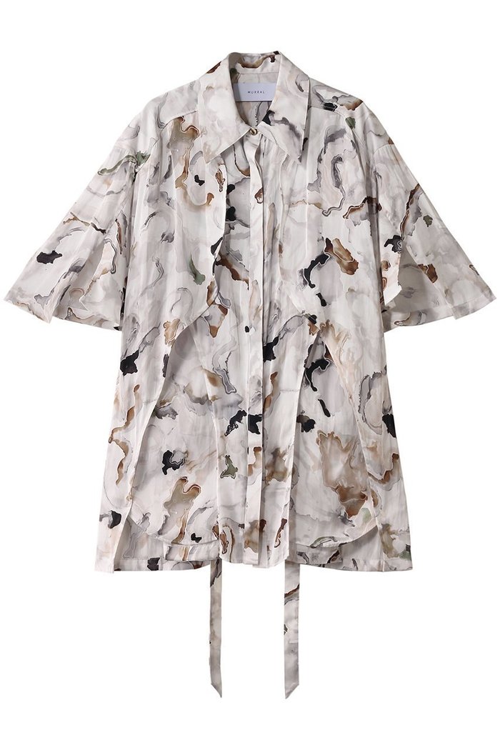 【ミューラル/MURRAL】のDipsacus シャツ インテリア・キッズ・メンズ・レディースファッション・服の通販 founy(ファニー) https://founy.com/ ファッション Fashion レディースファッション WOMEN トップス・カットソー Tops/Tshirt シャツ/ブラウス Shirts/Blouses おすすめ Recommend カッティング Cutting グラフィック Graphic ショート Short スリーブ Sleeve チュニック Tunic フォルム Form フロント Front ボトム Bottom リラックス Relax |ID: prp329100004353730 ipo3291000000030405684