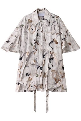 【ミューラル/MURRAL】のDipsacus シャツ 人気、トレンドファッション・服の通販 founy(ファニー) ファッション Fashion レディースファッション Fashion for Women トップス・カットソー Cut & Sew Tops シャツ・ブラウス・オフィスカジュアル Elegant Blouses & Button-Ups おすすめ Recommended / Our Picks カッティング Cutting Detail グラフィック Graphic, Graphic Design ショート Short, Short Length スリーブ Sleeve, Long Sleeve / Short Sleeve チュニック Tunic, Long Top フォルム Silhouette, Form フロント Front, Front Design ボトム Bottoms, Lower Wear リラックス Relax, Relaxed Fit |ID:prp329100004353730