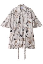【ミューラル/MURRAL】のDipsacus シャツ 人気、トレンドファッション・服の通販 founy(ファニー) ファッション Fashion レディースファッション Fashion for Women トップス・カットソー Cut & Sew Tops シャツ・ブラウス・オフィスカジュアル Elegant Blouses & Button-Ups おすすめ Recommended / Our Picks カッティング Cutting Detail グラフィック Graphic, Graphic Design ショート Short, Short Length スリーブ Sleeve, Long Sleeve / Short Sleeve チュニック Tunic, Long Top フォルム Silhouette, Form フロント Front, Front Design ボトム Bottoms, Lower Wear リラックス Relax, Relaxed Fit thumbnail ホワイト|ID: prp329100004353730 ipo3291000000032872796