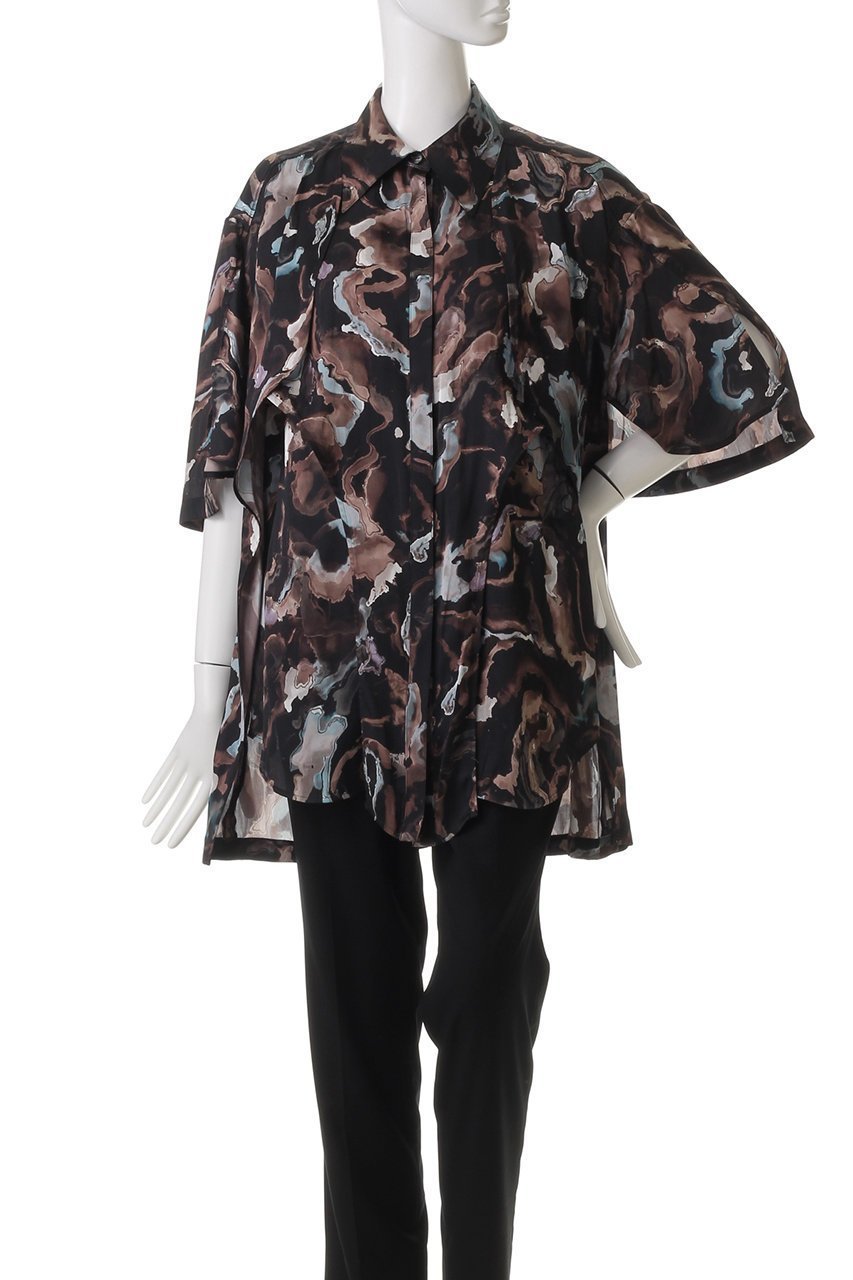 【ミューラル/MURRAL】のDipsacus シャツ 人気、トレンドファッション・服の通販 founy(ファニー) 　ファッション　Fashion　レディースファッション　Fashion for Women　トップス・カットソー　Cut & Sew Tops　シャツ・ブラウス・オフィスカジュアル　Elegant Blouses & Button-Ups　おすすめ　Recommended / Our Picks　カッティング　Cutting Detail　グラフィック　Graphic, Graphic Design　ショート　Short, Short Length　スリーブ　Sleeve, Long Sleeve / Short Sleeve　チュニック　Tunic, Long Top　フォルム　Silhouette, Form　フロント　Front, Front Design　ボトム　Bottoms, Lower Wear　リラックス　Relax, Relaxed Fit　other-2|ID: prp329100004353730 ipo3291000000032872809