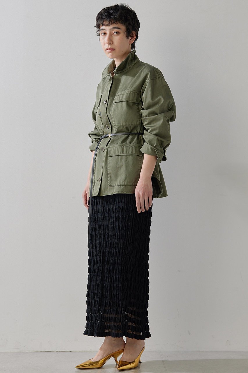 【ウィムガゼット/Whim Gazette】のシャドウボーダーニットスカート 人気、トレンドファッション・服の通販 founy(ファニー) 　ファッション　Fashion　レディースファッション　Fashion for Women　スカート　Skirts　ロングスカート　Long Skirts / Maxi & Midi Skirts　おすすめ　Recommended / Our Picks　シンプル　Simple, Minimal　セットアップ　Set-Up, Coordinated Outfit　ボーダー　Border, Stripe　リラックス　Relax, Relaxed Fit　ロング　Long, Long-Length　透かし　Cut-Out, Lacework　other-3|ID: prp329100004353731 ipo3291000000032825278