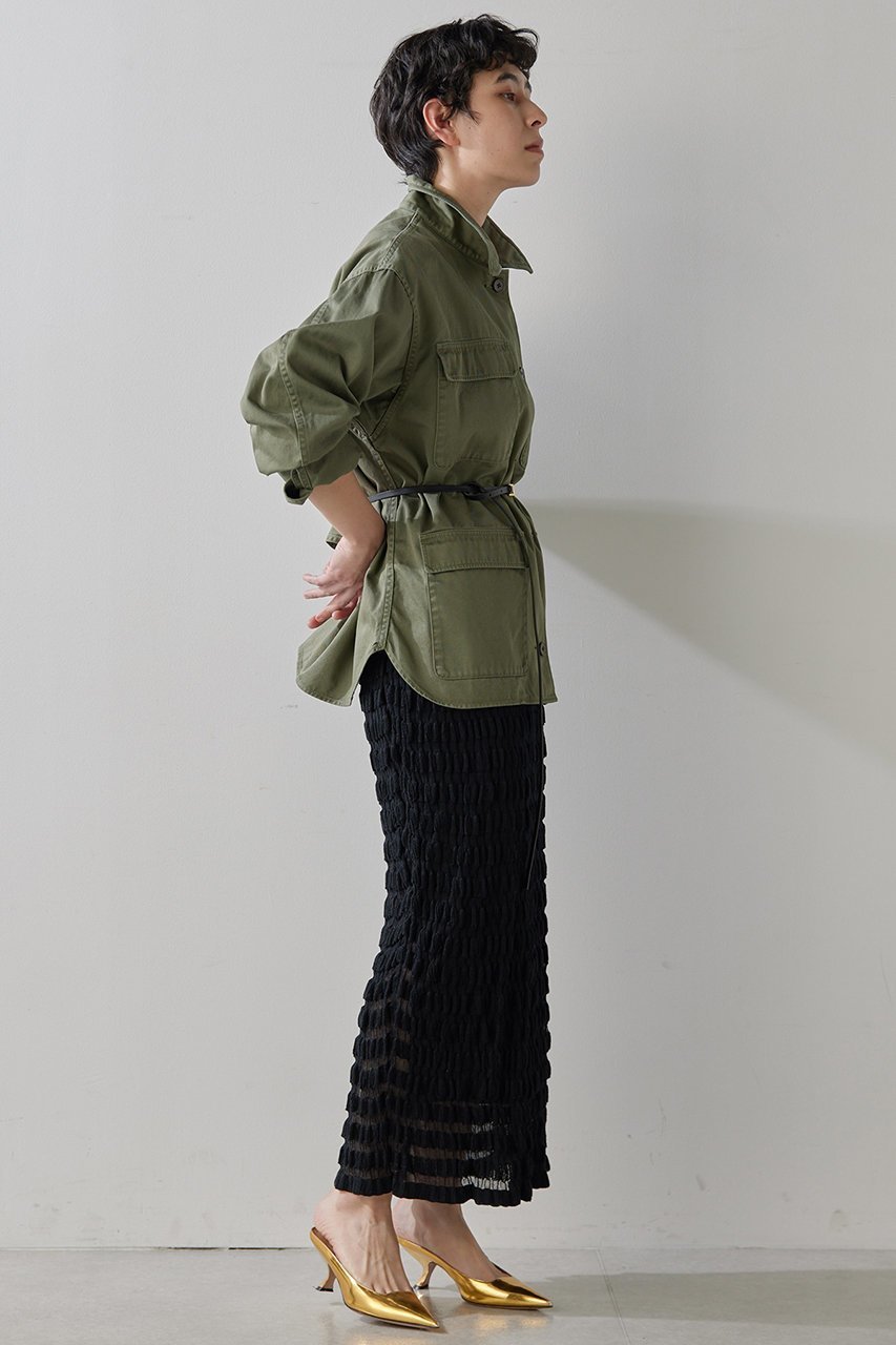 【ウィムガゼット/Whim Gazette】のシャドウボーダーニットスカート 人気、トレンドファッション・服の通販 founy(ファニー) 　ファッション　Fashion　レディースファッション　Fashion for Women　スカート　Skirts　ロングスカート　Long Skirts / Maxi & Midi Skirts　おすすめ　Recommended / Our Picks　シンプル　Simple, Minimal　セットアップ　Set-Up, Coordinated Outfit　ボーダー　Border, Stripe　リラックス　Relax, Relaxed Fit　ロング　Long, Long-Length　透かし　Cut-Out, Lacework　other-5|ID: prp329100004353731 ipo3291000000032825280