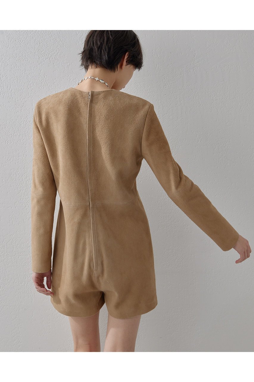 【ウィムガゼット/Whim Gazette】のスエードミニオールインワン 人気、トレンドファッション・服の通販 founy(ファニー) 　ファッション　Fashion　レディースファッション　Fashion for Women　パンツ　Pants & Trousers　ショート　Short, Short Length　シンプル　Simple, Minimal　other-4|ID: prp329100004353732 ipo3291000000032922661