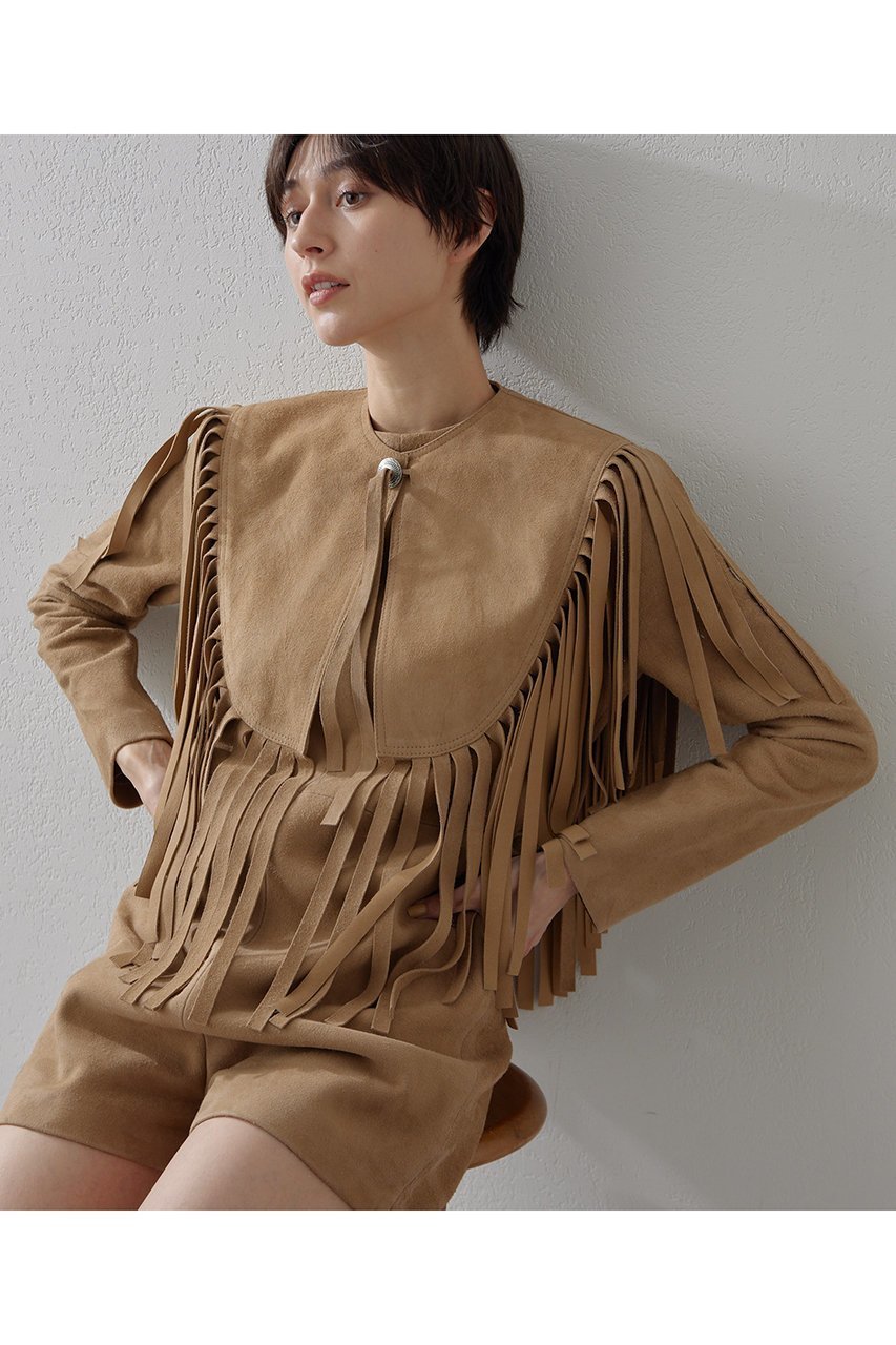 【ウィムガゼット/Whim Gazette】のスエードフリンジベスト 人気、トレンドファッション・服の通販 founy(ファニー) 　ファッション　Fashion　レディースファッション　Fashion for Women　アウター　Coat / Outerwear Collection　レディースジャケット・軽アウター　Jackets　ジャケット　Jacket, Outerwear　フリンジ　Fringe, Tassel　フロント　Front, Front Design　ベスト　Vest, Waistcoat　 other-1|ID: prp329100004353733 ipo3291000000032967139