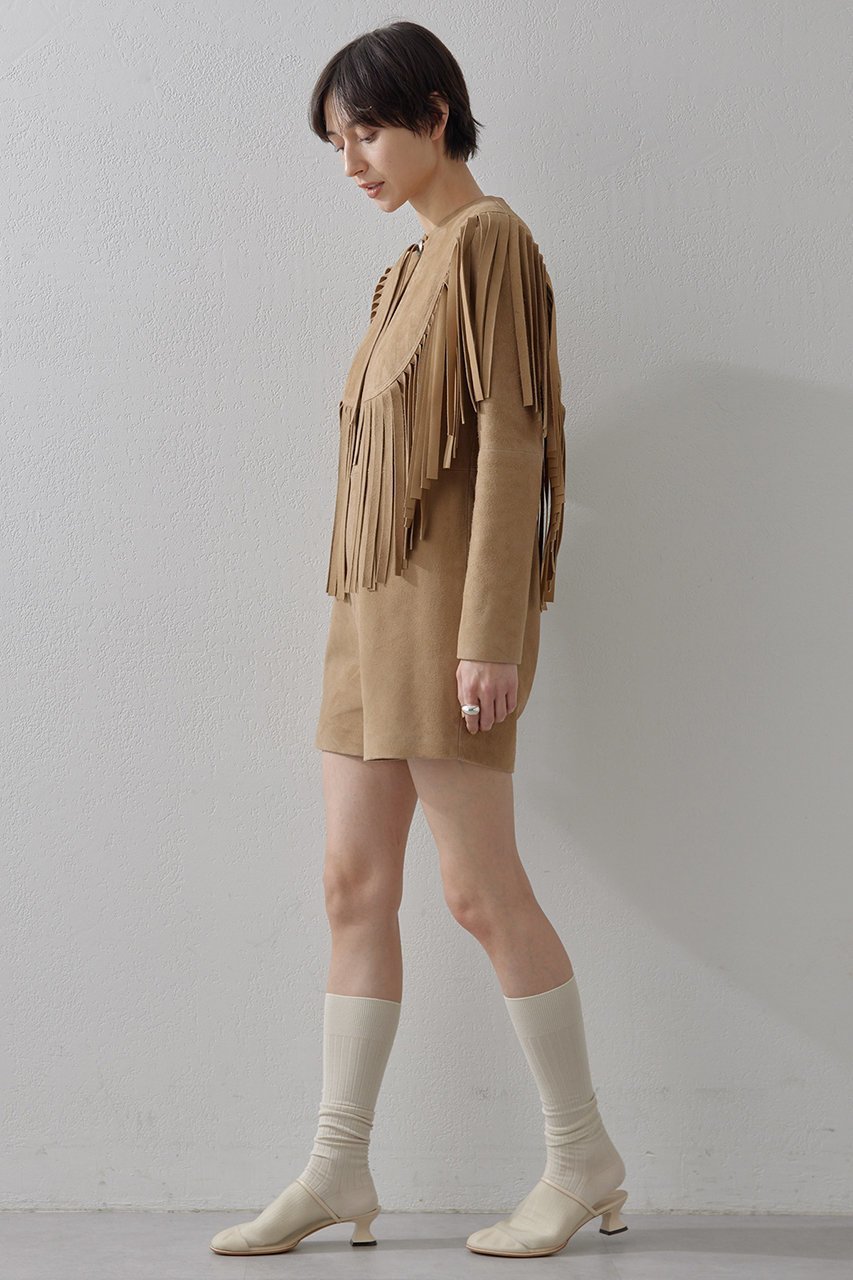 【ウィムガゼット/Whim Gazette】のスエードフリンジベスト 人気、トレンドファッション・服の通販 founy(ファニー) 　ファッション　Fashion　レディースファッション　Fashion for Women　アウター　Coat / Outerwear Collection　レディースジャケット・軽アウター　Jackets　ジャケット　Jacket, Outerwear　フリンジ　Fringe, Tassel　フロント　Front, Front Design　ベスト　Vest, Waistcoat　other-3|ID: prp329100004353733 ipo3291000000032967145