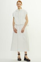 【プレインピープル/PLAIN PEOPLE】のドットエンボスジャガードバレルスカート ホワイト|ID: prp329100004353735 ipo3291000000032706710