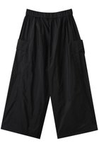 【プレインピープル/PLAIN PEOPLE】のタフタワッシャータフタストライプキュロットパンツ ブラック|ID: prp329100004353739 ipo3291000000030892850