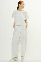 【プレインピープル/PLAIN PEOPLE】の塩縮プリントワイドテーパードパンツ 人気、トレンドファッション・服の通販 founy(ファニー) ファッション Fashion レディースファッション Fashion for Women パンツ Pants & Trousers おすすめ Recommended / Our Picks セットアップ Set-Up, Coordinated Outfit プリント Print, Printed Pattern ポケット Pocket, Pocket Detail モチーフ Motif, Design Theme |ID:prp329100004353744