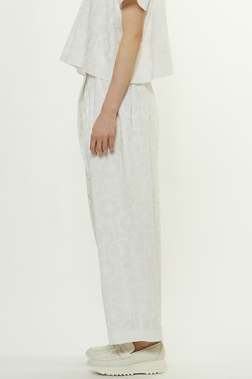 【プレインピープル/PLAIN PEOPLE】の塩縮プリントワイドテーパードパンツ 人気、トレンドファッション・服の通販 founy(ファニー) 　ファッション　Fashion　レディースファッション　Fashion for Women　パンツ　Pants & Trousers　おすすめ　Recommended / Our Picks　セットアップ　Set-Up, Coordinated Outfit　プリント　Print, Printed Pattern　ポケット　Pocket, Pocket Detail　モチーフ　Motif, Design Theme　other-3|ID: prp329100004353744 ipo3291000000032934867