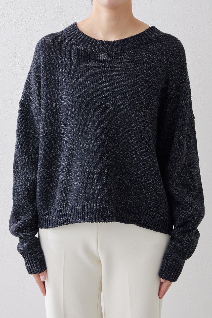 【ウィムガゼット/Whim Gazette】のローゲージプルオーバー 人気、トレンドファッション・服の通販 founy(ファニー) 　ファッション　Fashion　レディースファッション　Fashion for Women　トップス・カットソー　Cut & Sew Tops　ニット　Knit Tops & Sweaters　カジュアルプルオーバー・ニットトップス　Pullovers & Knit Tops / Casual Pullovers　クロップド　Cropped, Short Length　ボトム　Bottoms, Lower Wear　ミックス　Mix, Mixed Style　ワイド　Wide, Wide Fit　春　Spring　other-7|ID: prp329100004353754 ipo3291000000032946527