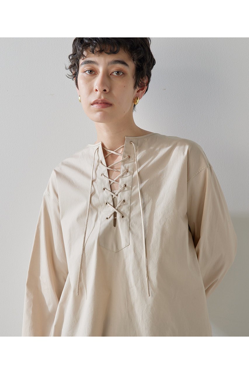 【ウィムガゼット/Whim Gazette】のレースアップブラウス 人気、トレンドファッション・服の通販 founy(ファニー) 　ファッション　Fashion　レディースファッション　Fashion for Women　トップス・カットソー　Cut & Sew Tops　シャツ・ブラウス・オフィスカジュアル　Elegant Blouses & Button-Ups　インナー　Innerwear　スリーブ　Sleeve, Long Sleeve / Short Sleeve　フロント　Front, Front Design　ボトム　Bottoms, Lower Wear　レース　Lace, Lace Fabric　ロング　Long, Long-Length　エレガント 上品　Elegant　other-6|ID: prp329100004353755 ipo3291000000032866899