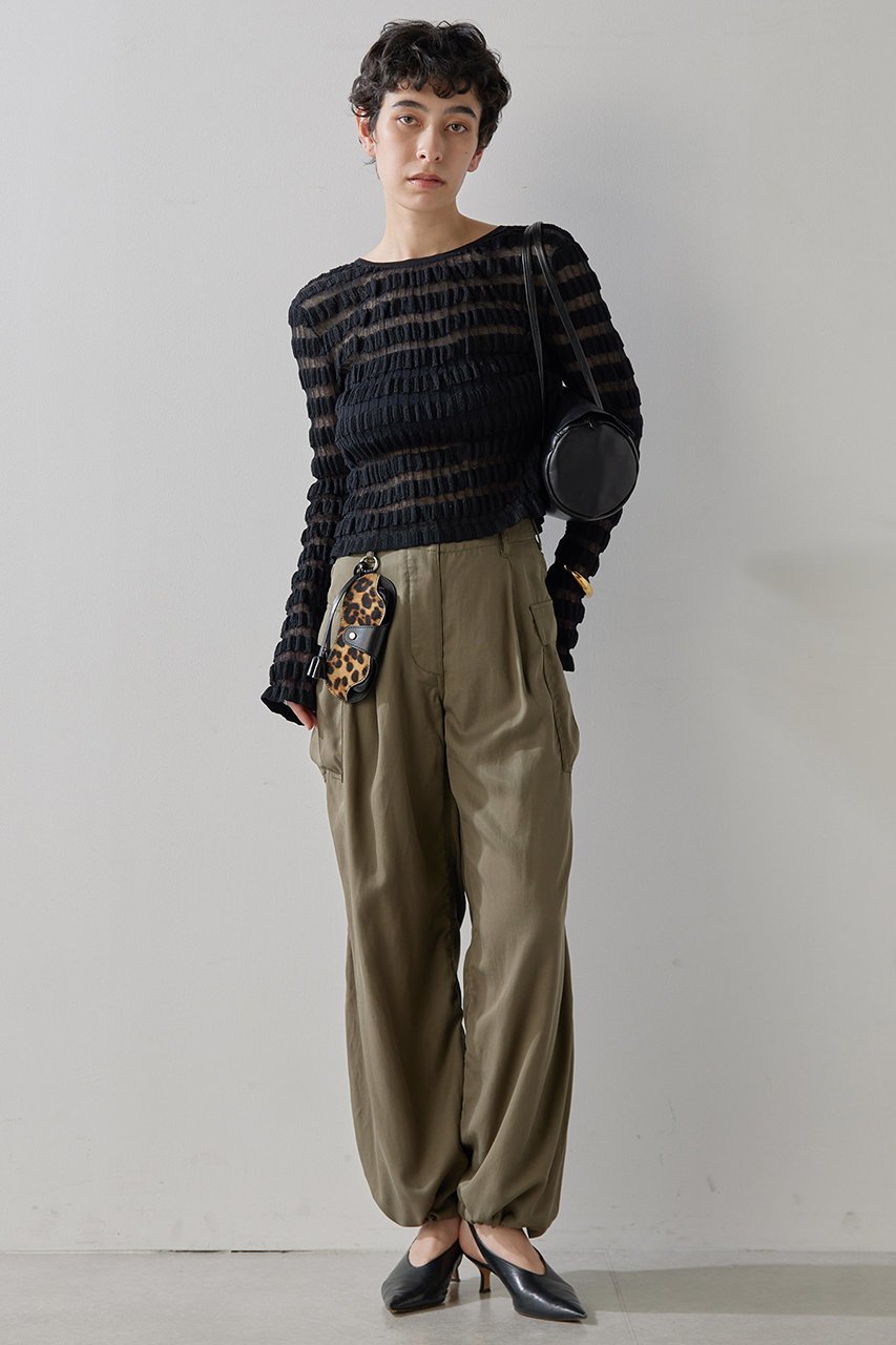 【ウィムガゼット/Whim Gazette】のシャドウボーダーカーディガン 人気、トレンドファッション・服の通販 founy(ファニー) 　ファッション　Fashion　レディースファッション　Fashion for Women　トップス・カットソー　Cut & Sew Tops　ニット　Knit Tops & Sweaters　カーディガン・羽織り　Layered Style Cardigans　おすすめ　Recommended / Our Picks　カーディガン　Cardigan, Knitwear　シンプル　Simple, Minimal　セットアップ　Set-Up, Coordinated Outfit　フィット　Fit, Slim Fit　ボーダー　Border, Stripe　リラックス　Relax, Relaxed Fit　透かし　Cut-Out, Lacework　other-2|ID: prp329100004353757 ipo3291000000032950468