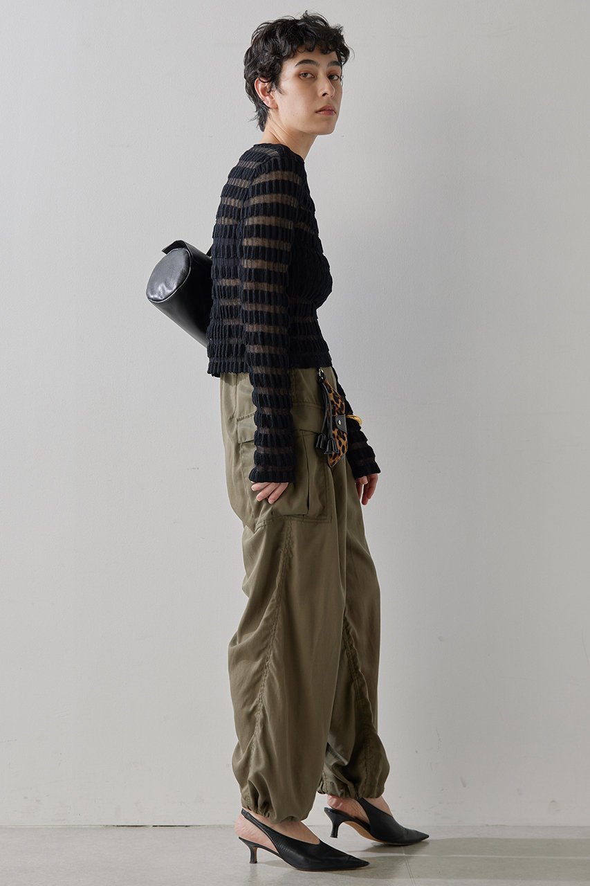 【ウィムガゼット/Whim Gazette】のシャドウボーダーカーディガン 人気、トレンドファッション・服の通販 founy(ファニー) 　ファッション　Fashion　レディースファッション　Fashion for Women　トップス・カットソー　Cut & Sew Tops　ニット　Knit Tops & Sweaters　カーディガン・羽織り　Layered Style Cardigans　おすすめ　Recommended / Our Picks　カーディガン　Cardigan, Knitwear　シンプル　Simple, Minimal　セットアップ　Set-Up, Coordinated Outfit　フィット　Fit, Slim Fit　ボーダー　Border, Stripe　リラックス　Relax, Relaxed Fit　透かし　Cut-Out, Lacework　other-5|ID: prp329100004353757 ipo3291000000032950482