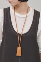 【カレンソロジー/Curensology】の〈CSG〉レザーチャームミニネックレス キャメル|ID: prp329100004353762 ipo3291000000035742104