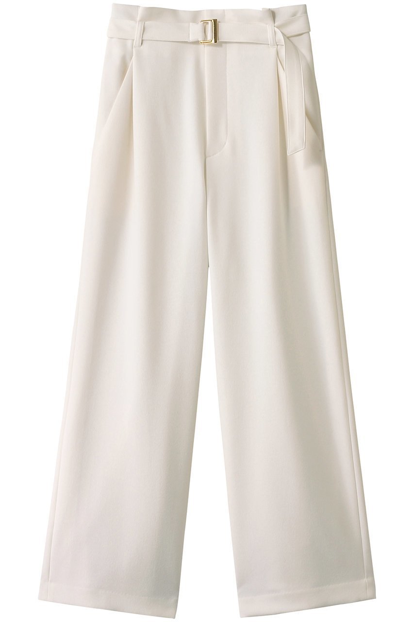 【アルアバイル/allureville】のウールライクフランネルヨークレスパンツ インテリア・キッズ・メンズ・レディースファッション・服の通販 founy(ファニー) ファッション Fashion レディースファッション Fashion for Women パンツ Pants & Trousers シンプル Simple, Minimal フォーマル Formal, Dressy ホワイト|ID: prp329100004353764 ipo3291000000032934813