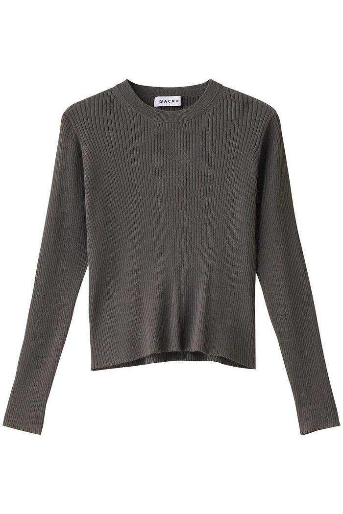 【サクラ/SACRA】のファインツイストリブトップス インテリア・キッズ・メンズ・レディースファッション・服の通販 founy(ファニー) https://founy.com/ ファッション Fashion レディースファッション WOMEN トップス・カットソー Tops/Tshirt ニット Knit Tops プルオーバー Pullover イタリア Italy インナー Inner クロップド Cropped コンパクト Compact シアー Sheer フィット Fit |ID: prp329100004354847 ipo3291000000030415986