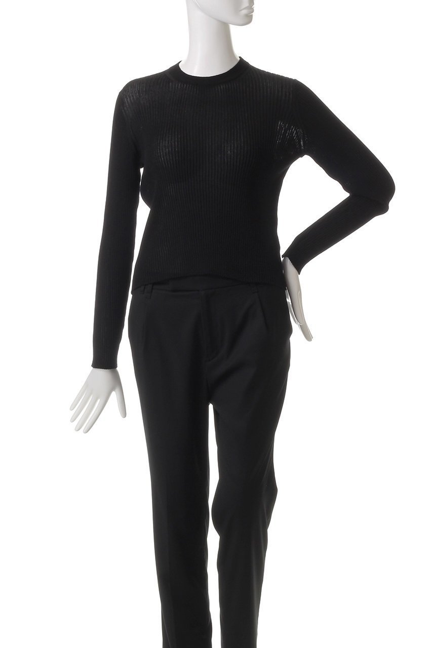 【サクラ/SACRA】のファインツイストリブトップス 人気、トレンドファッション・服の通販 founy(ファニー) 　ファッション　Fashion　レディースファッション　Fashion for Women　トップス・カットソー　Cut & Sew Tops　ニット　Knit Tops & Sweaters　カジュアルプルオーバー・ニットトップス　Pullovers & Knit Tops / Casual Pullovers　イタリア　Italy　インナー　Innerwear　クロップド　Cropped, Short Length　コンパクト　Compact, Small Size　シアー　Sheer, See-Through　フィット　Fit, Slim Fit　other-2|ID: prp329100004354847 ipo3291000000032953588