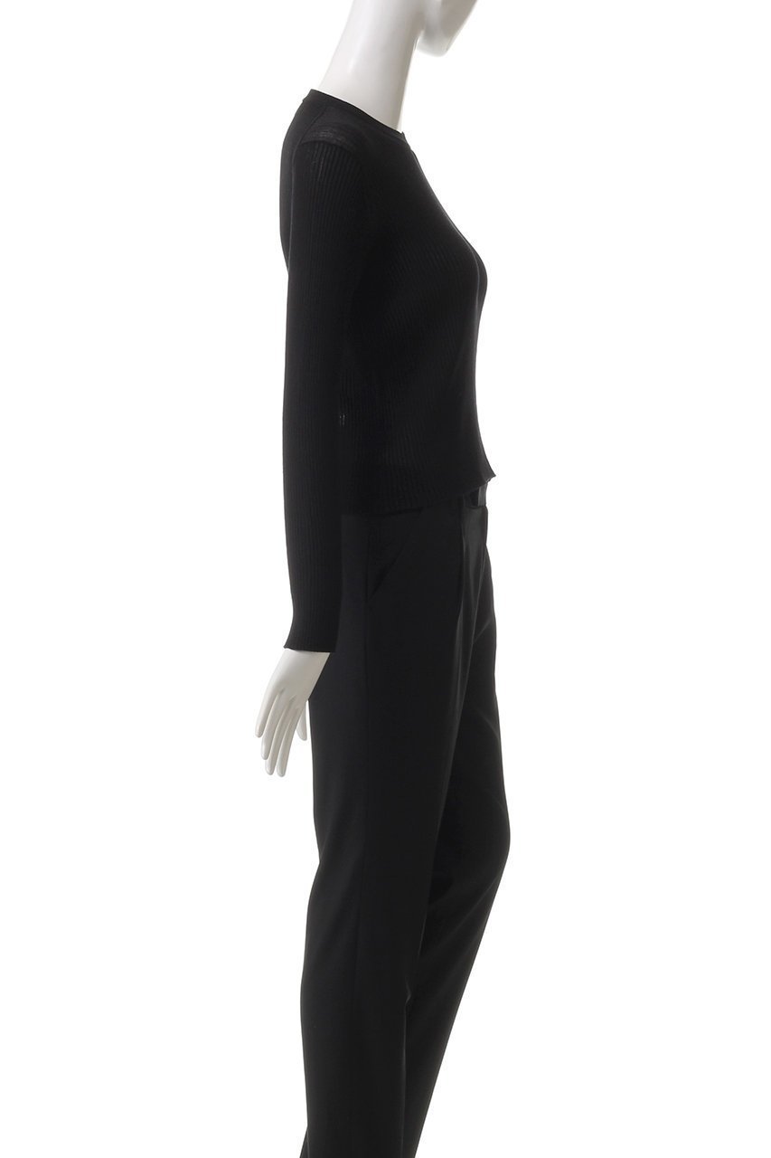 【サクラ/SACRA】のファインツイストリブトップス 人気、トレンドファッション・服の通販 founy(ファニー) 　ファッション　Fashion　レディースファッション　Fashion for Women　トップス・カットソー　Cut & Sew Tops　ニット　Knit Tops & Sweaters　カジュアルプルオーバー・ニットトップス　Pullovers & Knit Tops / Casual Pullovers　イタリア　Italy　インナー　Innerwear　クロップド　Cropped, Short Length　コンパクト　Compact, Small Size　シアー　Sheer, See-Through　フィット　Fit, Slim Fit　other-3|ID: prp329100004354847 ipo3291000000032953590