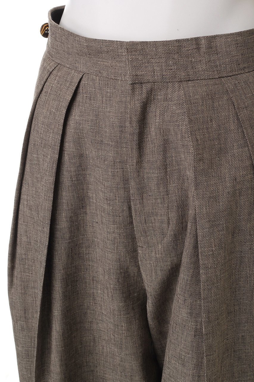 【サクラ/SACRA】のリネンコットンシャンブレータックパンツ 人気、トレンドファッション・服の通販 founy(ファニー) 　ファッション　Fashion　レディースファッション　WOMEN　パンツ　Pants　おすすめ　Recommend　セットアップ　Set Up　ネップ　Nep Yarn　フォルム　Form　フロント　Front　リネン　Linen　ワイド　Wide　other-5|ID: prp329100004354848 ipo3291000000031347483