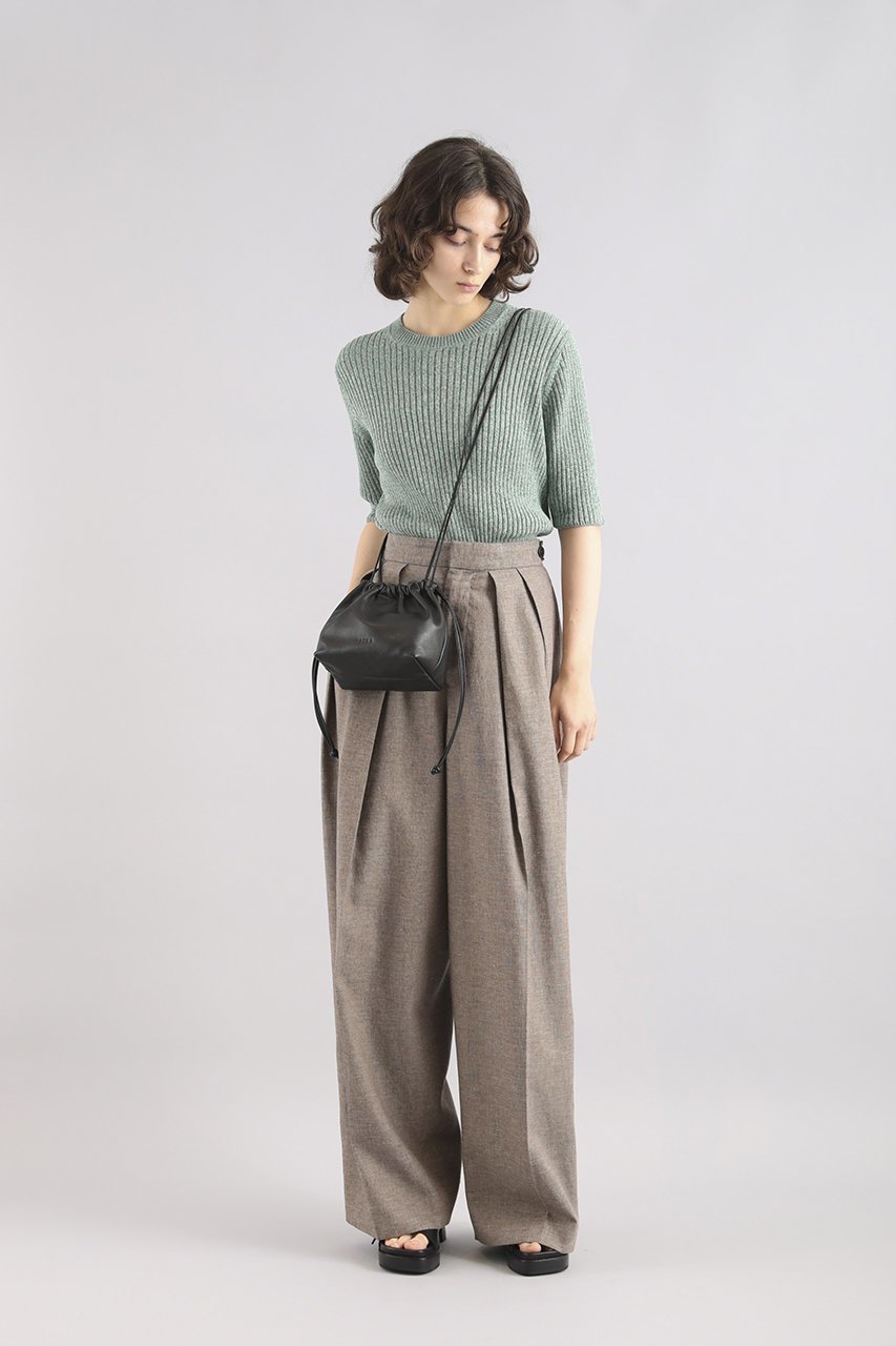 【サクラ/SACRA】のリネンコットンシャンブレータックパンツ 人気、トレンドファッション・服の通販 founy(ファニー) 　ファッション　Fashion　レディースファッション　WOMEN　パンツ　Pants　おすすめ　Recommend　セットアップ　Set Up　ネップ　Nep Yarn　フォルム　Form　フロント　Front　リネン　Linen　ワイド　Wide　other-6|ID: prp329100004354848 ipo3291000000031347487