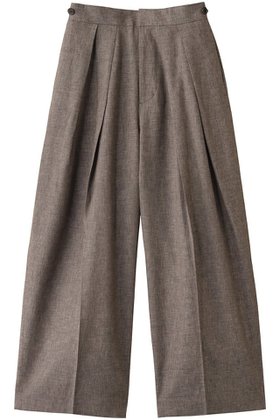 【サクラ/SACRA】 リネンコットンシャンブレータックパンツ人気、トレンドファッション・服の通販 founy(ファニー) ファッション Fashion レディースファッション Fashion for Women パンツ Pants & Trousers おすすめ Recommended / Our Picks セットアップ Set-Up, Coordinated Outfit ネップ Nepp, Slub Yarn フォルム Silhouette, Form フロント Front, Front Design リネン Linen, Linen Fabric ワイド Wide, Wide Fit |ID:prp329100004354848