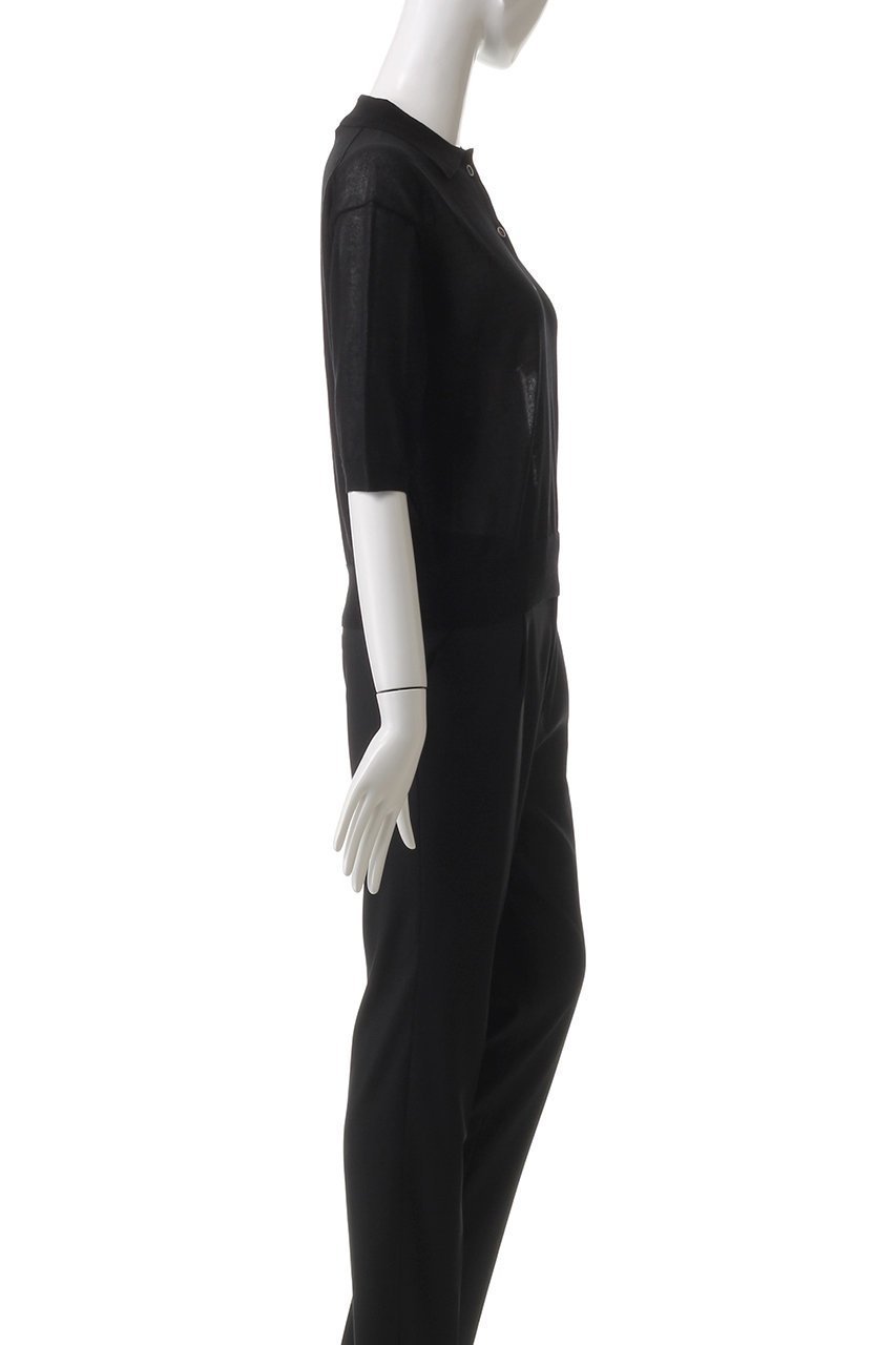 【サクラ/SACRA】のスーパーファインツイストポロトップス 人気、トレンドファッション・服の通販 founy(ファニー) 　ファッション　Fashion　レディースファッション　Fashion for Women　トップス・カットソー　Cut & Sew Tops　ニット　Knit Tops & Sweaters　カジュアルプルオーバー・ニットトップス　Pullovers & Knit Tops / Casual Pullovers　イタリア　Italy　クロップド　Cropped, Short Length　シアー　Sheer, See-Through　ショート　Short, Short Length　バランス　Balance, Style Balance　ボトム　Bottoms, Lower Wear　other-3|ID: prp329100004354856 ipo3291000000032953624