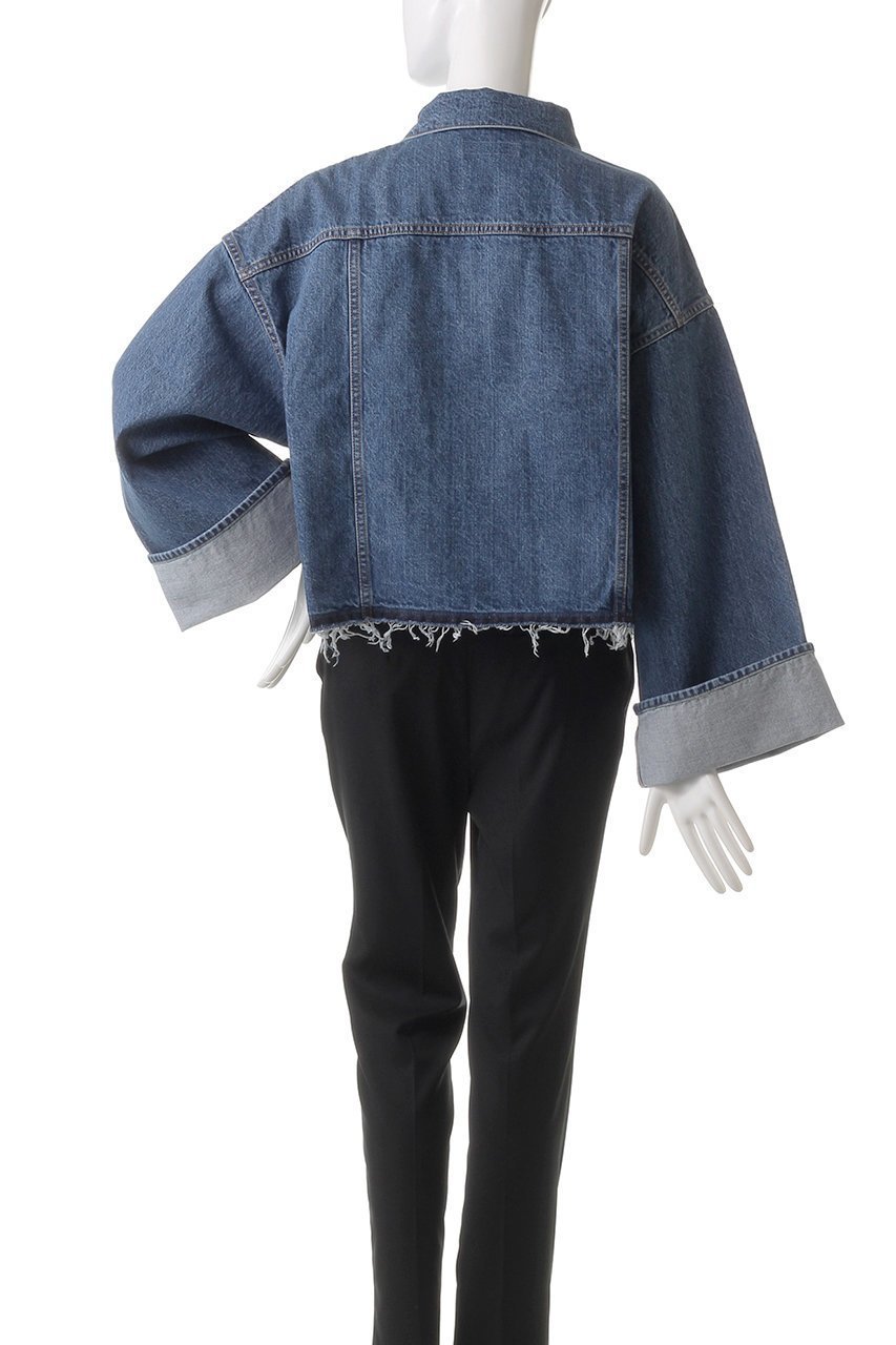 【サクラ/SACRA】のオーセンティックデニムジャケット 人気、トレンドファッション・服の通販 founy(ファニー) 　ファッション　Fashion　レディースファッション　WOMEN　アウター　Coat Outerwear　ジャケット　Jackets　デニムジャケット　Denim Jackets　カットオフ　Cut Off　クロップド　Cropped　ジャケット　Jacket　ストーン　Stone　デニム　Denim　バランス　Balance　メンズ　Mens　再入荷　Restock/Back In Stock/Re Arrival　other-4|ID: prp329100004354858 ipo3291000000031347640