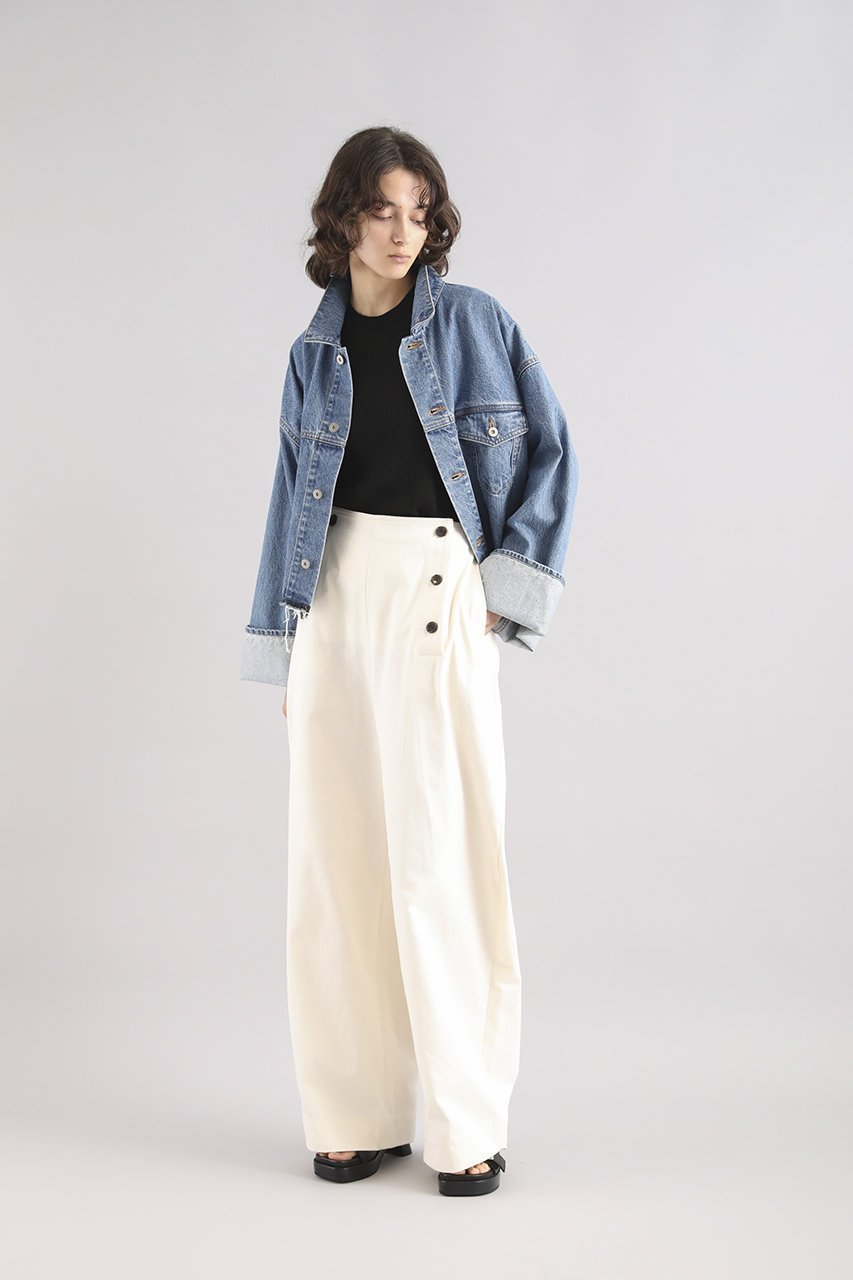 【サクラ/SACRA】のオーセンティックデニムジャケット 人気、トレンドファッション・服の通販 founy(ファニー) 　ファッション　Fashion　レディースファッション　WOMEN　アウター　Coat Outerwear　ジャケット　Jackets　デニムジャケット　Denim Jackets　カットオフ　Cut Off　クロップド　Cropped　ジャケット　Jacket　ストーン　Stone　デニム　Denim　バランス　Balance　メンズ　Mens　再入荷　Restock/Back In Stock/Re Arrival　other-8|ID: prp329100004354858 ipo3291000000031347644