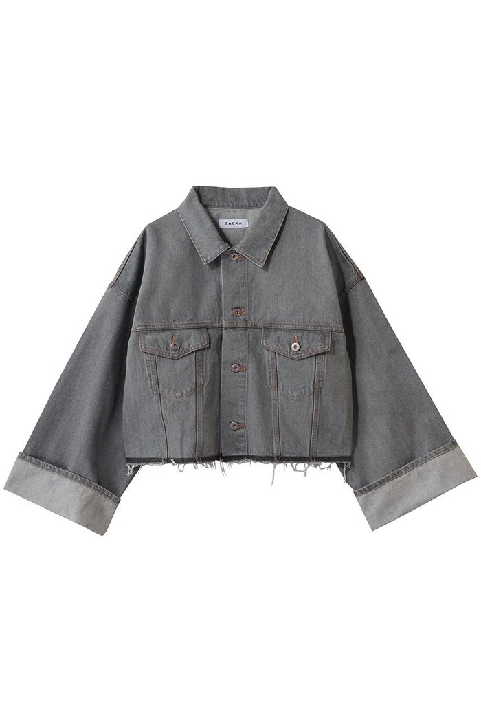 【サクラ/SACRA】のオーセンティックデニムジャケット インテリア・キッズ・メンズ・レディースファッション・服の通販 founy(ファニー) https://founy.com/ ファッション Fashion レディースファッション Fashion for Women アウター Coat / Outerwear Collection レディースジャケット・軽アウター Jackets デニムジャケット / カジュアルアウター Denim Jackets 2026年 2026 カットオフ Cut-Off Design クロップド Cropped, Short Length ジャケット Jacket, Outerwear デニム Denim, Jeans Material バランス Balance, Style Balance ビッグ Big, Oversized フィット Fit, Slim Fit ブリーチ Bleach, Washed Finish 夏 Summer 春 Spring S/S・春夏 SS, Spring/Summer, Warm Season |ID: prp329100004354858 ipo3291000000035229126