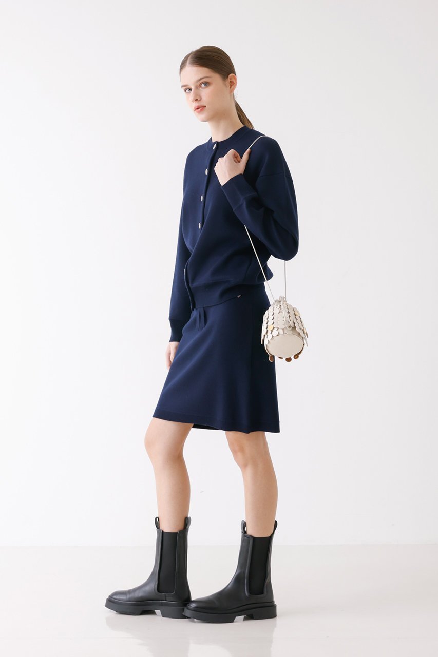 【デザイン ワークス/DESIGN WORKS】のダブルフェイスタイトミニスカート 人気、トレンドファッション・服の通販 founy(ファニー) 　ファッション　Fashion　レディースファッション　Fashion for Women　スカート　Skirts　ミニスカート　Mini Skirts　なめらか　Smooth, Silky Texture　コンパクト　Compact, Small Size　シアー　Sheer, See-Through　ダブル　Double, Double-Breasted　トレンド　Trend, Trending Now　フェイス　Face, Facial Design　ミニスカート　Mini Skirt, Short Skirt　other-7|ID: prp329100004354859 ipo3291000000035691080