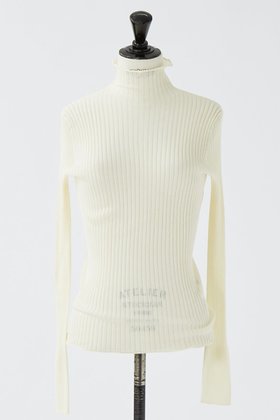 【デザイン ワークス/DESIGN WORKS】 リブハイネックニット人気、トレンドファッション・服の通販 founy(ファニー) ファッション Fashion レディースファッション Fashion for Women トップス・カットソー Cut & Sew Tops ニット Knit Tops & Sweaters カジュアルプルオーバー・ニットトップス Pullovers & Knit Tops / Casual Pullovers インナー Innerwear カーディガン Cardigan, Knitwear シアー Sheer, See-Through |ID:prp329100004354860