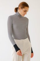 【デザイン ワークス/DESIGN WORKS】のリブハイネックニット ブラック2|ID: prp329100004354860 ipo3291000000035656002