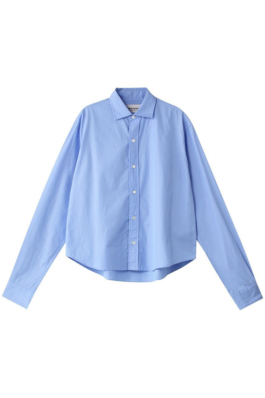 【シンゾーン/Shinzone】のショートペックシャツ インテリア・キッズ・メンズ・レディースファッション・服の通販 founy(ファニー) 　ファッション　Fashion　レディースファッション　Fashion for Women　トップス・カットソー　Cut & Sew Tops　シャツ・ブラウス・オフィスカジュアル　Elegant Blouses & Button-Ups　ショート　Short, Short Length　スリーブ　Sleeve, Long Sleeve / Short Sleeve　ロング　Long, Long-Length　人気　Popular, Best Seller　ブルー|ID: prp329100004356118 ipo3291000000036245498