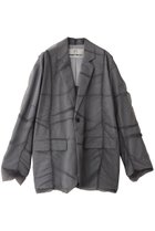 【プランク プロジェクト/PRANK PROJECT】のチュールレイヤードジャケット / Tulle Layered Jacket GRY(グレー)|ID: prp329100004356127 ipo3291000000032959937