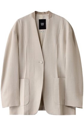 【バウト/BOWTE】のITALIAN FABRIC スラブヤーン ノーカラー ジャケット 人気、トレンドファッション・服の通販 founy(ファニー) ファッション Fashion レディースファッション Fashion for Women アウター Coat / Outerwear Collection レディースジャケット・軽アウター Jackets ノーカラージャケット / シンプル上品コーデ Collarless Jackets おすすめ Recommended / Our Picks シンプル Simple, Minimal ジャケット Jacket, Outerwear セットアップ Set-Up, Coordinated Outfit フロント Front, Front Design エレガント 上品 Elegant |ID:prp329100004356144