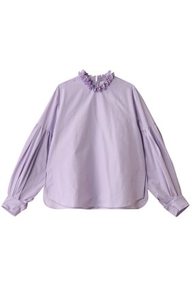 【マリリンムーン/MARILYN MOON】のタックフリルボリュームスリーブブラウス 人気、トレンドファッション・服の通販 founy(ファニー) ファッション Fashion レディースファッション Fashion for Women トップス・カットソー Cut & Sew Tops シャツ・ブラウス・オフィスカジュアル Elegant Blouses & Button-Ups ボリューム袖・フリルスリーブブラウス Voluminous & Ruffle Sleeves / Puffy Sleeve Tops シンプル Simple, Minimal スリーブ Sleeve, Long Sleeve / Short Sleeve バランス Balance, Style Balance フォーマル Formal, Dressy フリル Frill, Ruffle モダン Modern, Contemporary ロング Long, Long-Length エレガント 上品 Elegant |ID:prp329100004356146