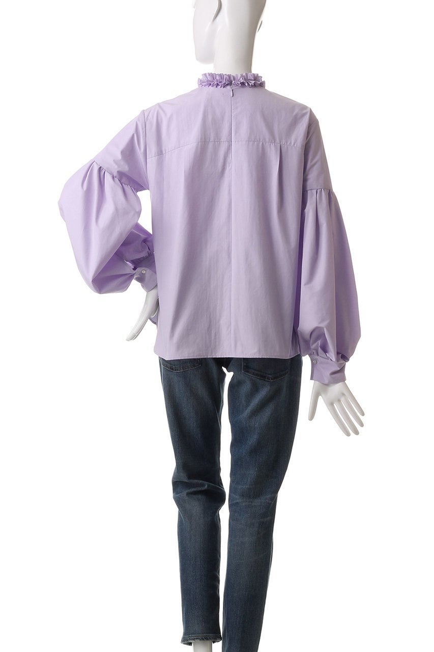 【マリリンムーン/MARILYN MOON】のタックフリルボリュームスリーブブラウス 人気、トレンドファッション・服の通販 founy(ファニー) 　ファッション　Fashion　レディースファッション　Fashion for Women　トップス・カットソー　Cut & Sew Tops　シャツ・ブラウス・オフィスカジュアル　Elegant Blouses & Button-Ups　ボリューム袖・フリルスリーブブラウス　Voluminous & Ruffle Sleeves / Puffy Sleeve Tops　シンプル　Simple, Minimal　スリーブ　Sleeve, Long Sleeve / Short Sleeve　バランス　Balance, Style Balance　フォーマル　Formal, Dressy　フリル　Frill, Ruffle　モダン　Modern, Contemporary　ロング　Long, Long-Length　エレガント 上品　Elegant　other-4|ID: prp329100004356146 ipo3291000000032873748