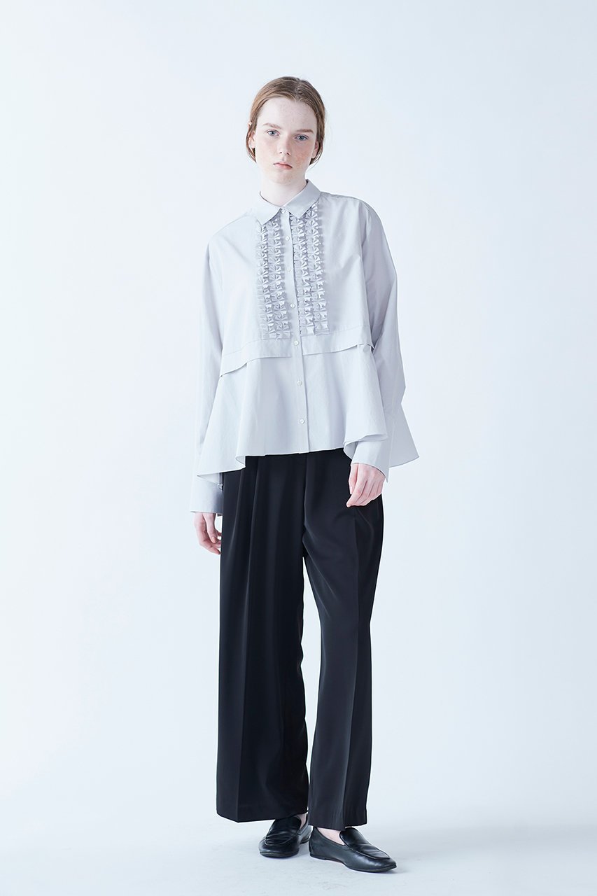 【マリリンムーン/MARILYN MOON】のストレッチサテンタックパンツ 人気、トレンドファッション・服の通販 founy(ファニー) 　ファッション　Fashion　レディースファッション　Fashion for Women　パンツ　Pants & Trousers　ストレッチ　Stretch, Stretchy Fabric　夏　Summer　other-6|ID: prp329100004356147 ipo3291000000032935339