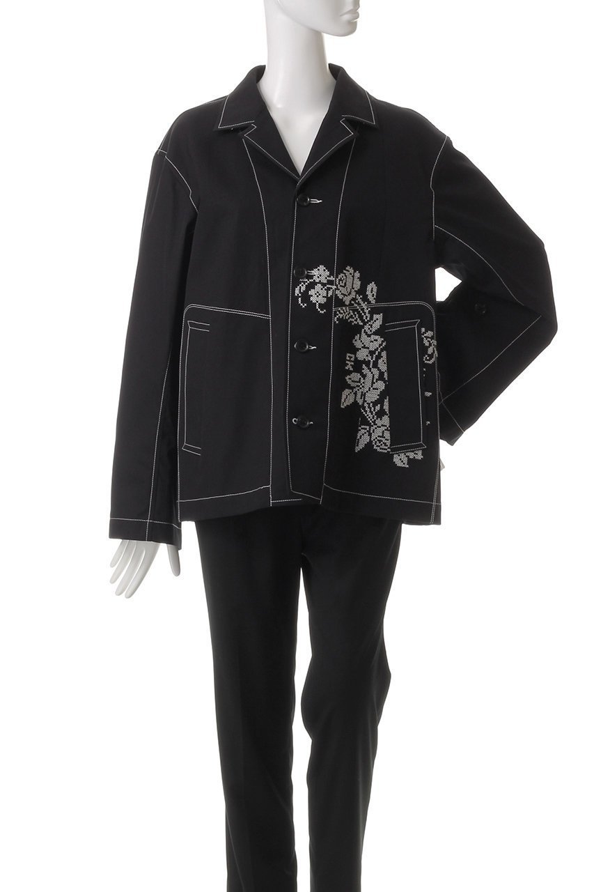 【チカ キサダ/CHIKA KISADA】の刺しゅうチュール レイヤージャケット 人気、トレンドファッション・服の通販 founy(ファニー) 　ファッション　Fashion　レディースファッション　WOMEN　アウター　Coat Outerwear　ジャケット　Jackets　シアー　Sheer　ジャケット　Jacket　チュール　Tulle　フェミニン　Feminine　other-7|ID: prp329100004356151 ipo3291000000031346398