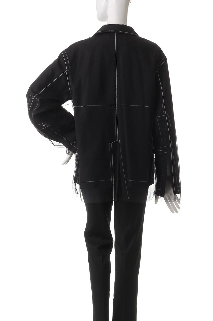 【チカ キサダ/CHIKA KISADA】の刺しゅうチュール レイヤージャケット 人気、トレンドファッション・服の通販 founy(ファニー) 　ファッション　Fashion　レディースファッション　Fashion for Women　アウター　Coat / Outerwear Collection　レディースジャケット・軽アウター　Jackets　シアー　Sheer, See-Through　ジャケット　Jacket, Outerwear　チュール　Tulip, Tulip Motif　フェミニン　Feminine, Girly　other-4|ID: prp329100004356151 ipo3291000000032913750
