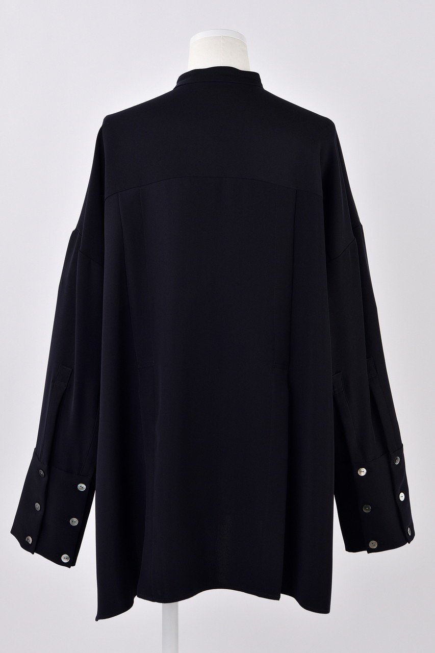 【エンフォルド/ENFOLD】のPEツイル スリットSH BL/ブラウス 人気、トレンドファッション・服の通販 founy(ファニー) 　ファッション　Fashion　レディースファッション　Fashion for Women　トップス・カットソー　Cut & Sew Tops　シャツ・ブラウス・オフィスカジュアル　Elegant Blouses & Button-Ups　カフス　Cuff Design　クール　Cool, Chic　シンプル　Simple, Minimal　スリット　Slit, Slit Detail　スリーブ　Sleeve, Long Sleeve / Short Sleeve　センター　Center, Center Line　ツイル　Twist, Twisted Detail　ベーシック　Basic, Essential　ロング　Long, Long-Length　other-3|ID: prp329100004356164 ipo3291000000032869670